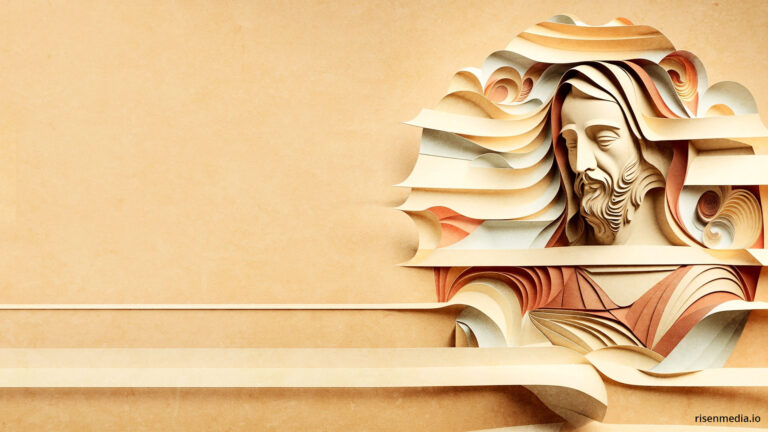 Jesus papercraft